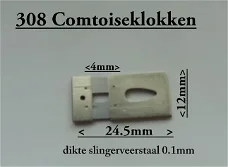 Comtoise klok slingerveer, Duits fabricaat, nr. 308