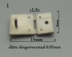 10 slingerveren voor Hermle, pendule, wandklok, regulateur, etc. - 0