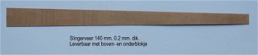 Complete slingerveer voor Friese staartklokken met boven en onderblokje, M3 in onderblokje. - 4 - Thumbnail