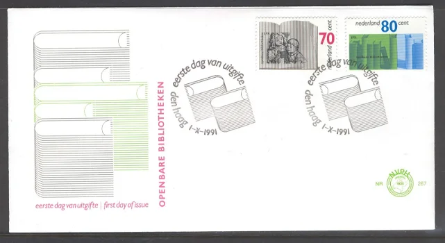 3120 - Nederland fdc nvphnr. 287 onbeschreven - 0