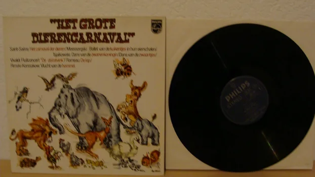 Het grote dierenkarnaval - Camille Saint-Saens Label : Philips 6599 305 - 0