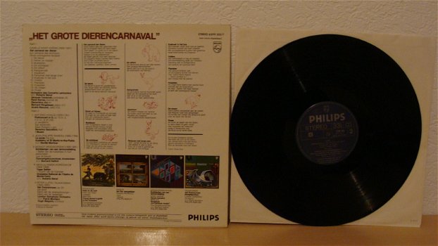 Het grote dierenkarnaval - Camille Saint-Saens Label : Philips 6599 305 - 1