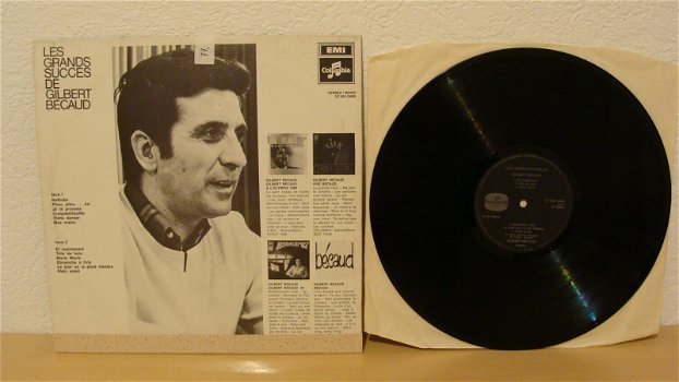 LES GRANDS SUCCES de GILBERT BECAUD Label Columbia SC 054-10469 - 1