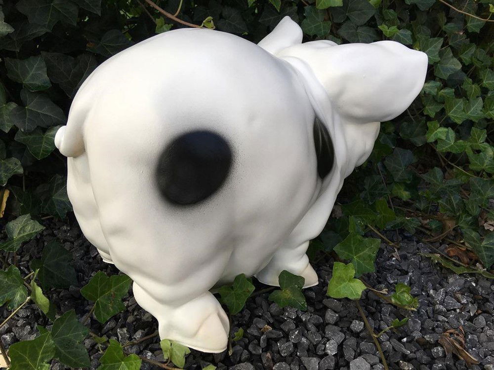Varken in kleur polystone als spaarvarken - Afbeelding 7