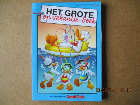 adv0018 donald duck grote op vakantie boek - 0