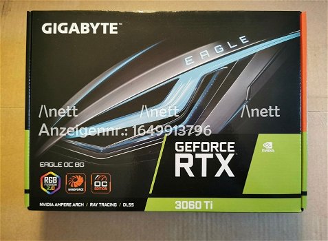 Gigabyte GeForce RTX 3060 Ti Eagle OC 8G GDDR6 - 0