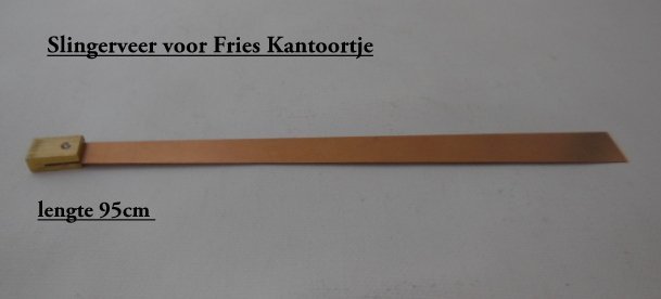 Bovenblokje voor slingerveer Fries Kantoortje. - 2