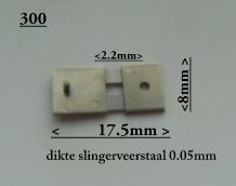 Slingerveren voor Hermle uurwerken, pendule, hangklok, tafelklok. 2 - 2