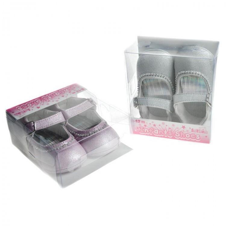 New zilver bruidsmeisjes schoentjes doop met strass - Afbeelding 3