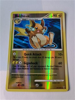 Raichu 77/147 (Reverse) Platinum Supreme Victors - 0