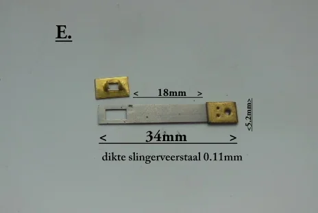 Slingerveer E. ( leverbaar in diverse lengtes ) - 0