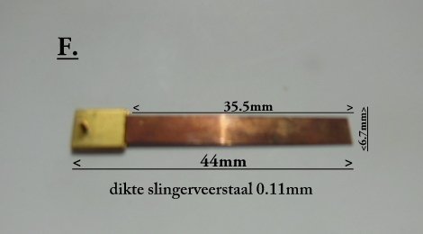 Slingerveer E. ( leverbaar in diverse lengtes ) - 1