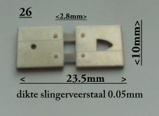 Comtoise klok slingerveer nr. 308 ( Duitse kwaliteit.) - 1