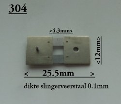 Comtoise klok slingerveer nr. 308 ( Duitse kwaliteit.) - 5
