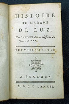 Duclos 1782 Histoire de Madame de Luz - 3