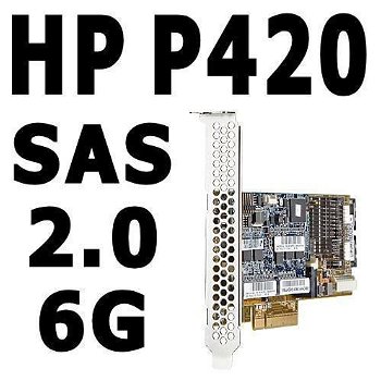 HP Smart Array P420 SAS SATA RAID 6G Controller, Gen8 8-Port - 0