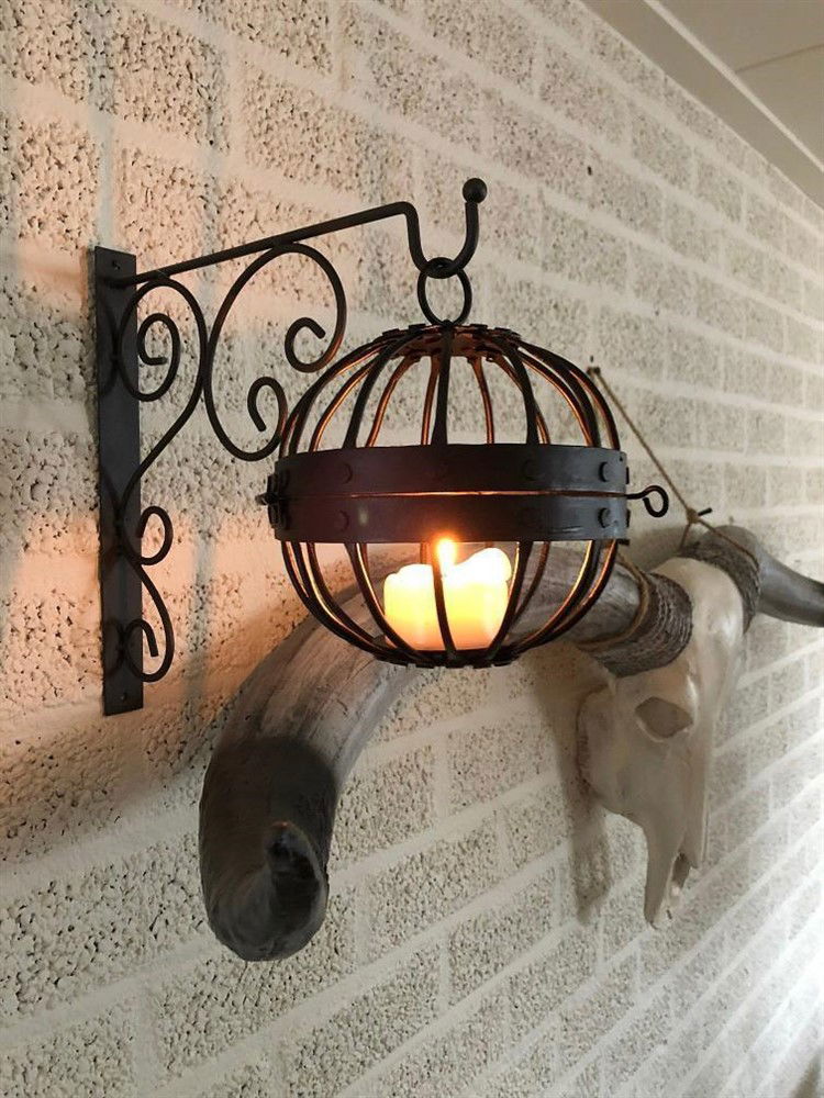 Zeer apart is deze hangende Gace kandelaar-kaars-deco - Afbeelding 8