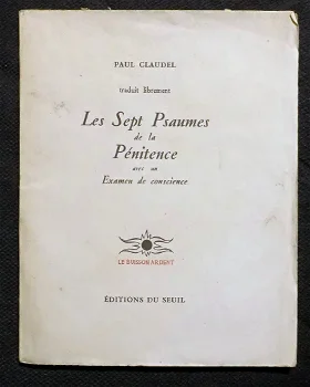 Claudel, Paul 1945 Les Sept Psaumes de la Pénitence - 0