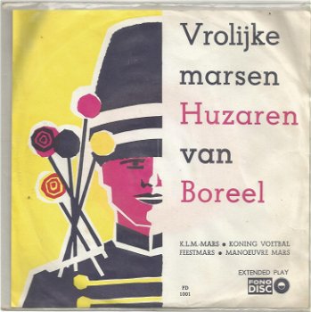 Huzaren Van Boreel ‎– Vrolijke Marsen (1964) - 0