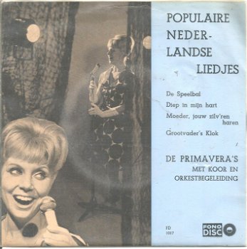 De Primavera's ‎– Populaire Nederlandse Liedjes - 0