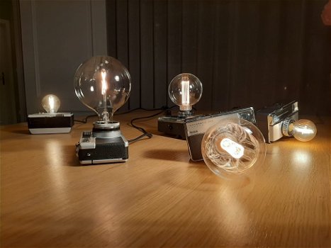 Vintage fotocamera lamp - 0