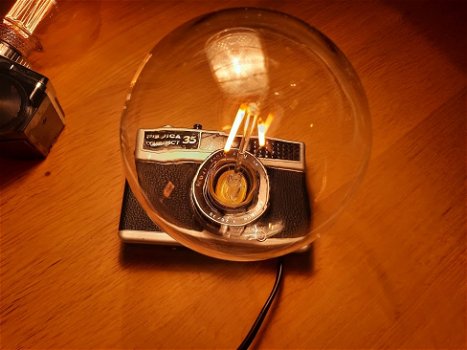 Vintage fotocamera lamp - 4