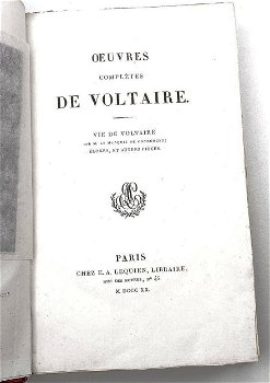 Vie de Voltaire 1820 Marquis de Condorcet - incl titelplaat - 3