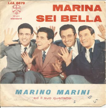 Marino Marini Ed Il Suo Quartetto ‎– Marina (1959) - 0