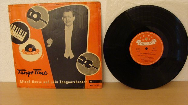 Alfred Hause und sein tango orchester 10 inch plaat Label : Polydor 45055 LPH - 0