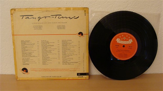 Alfred Hause und sein tango orchester 10 inch plaat Label : Polydor 45055 LPH - 1