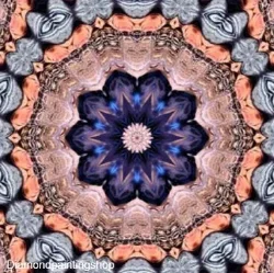 FULL diamond painting mandala pink L