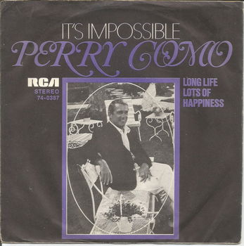 Perry Como ‎– It's Impossible (1971) - 0