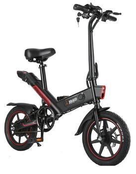 DOHIKER Y1 Folding Electric Bicycle 36V 350W 14 inch 10Ah - 0