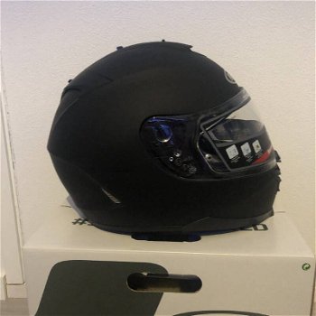 HJC motorhelm IS-17 mat zwart XL - 1