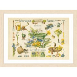 Borduurpakket VOORJAAR IN DE TUIN NIEUW !