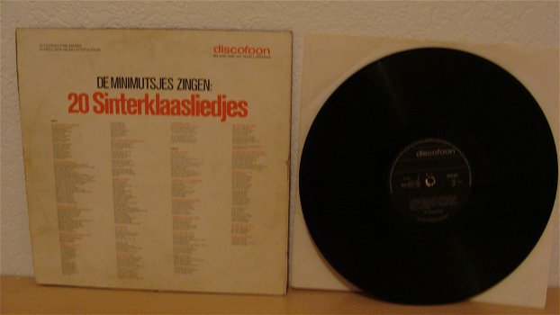 DE MINIMUTSJES zingen 20 Sinterklaasliedjes Label : DISCOFOON NR 4954005 - 1