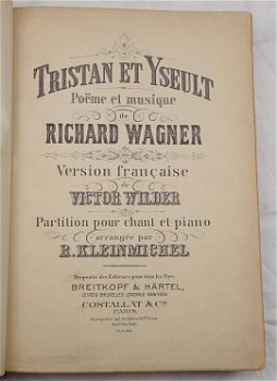 [Reliure Bladmuziek] Tristan et Yseult - Wagner Costallat - 4