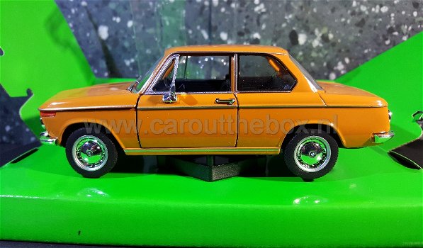 BMW 2002 Ti 1974 oranje 1:24 Welly - 0