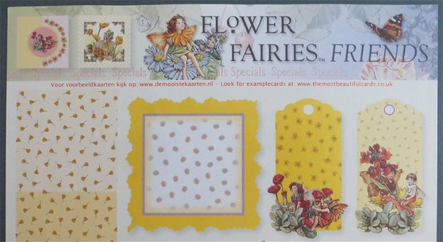 Knipvel (A4) FANTASIE --- Flower Fairies SPECFF42 --- Elfen-elfjes / Feeën - 1