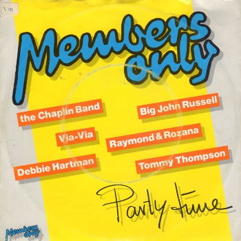 Members Only ‎– Party Time (1986) - 0