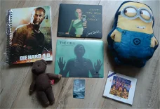 Te koop diverse nieuwe film merchandise van meerdere films.