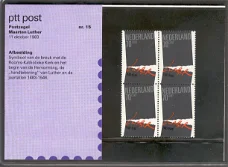3230 - Nederland postzegelmapje nvphnr. M15 postfris 