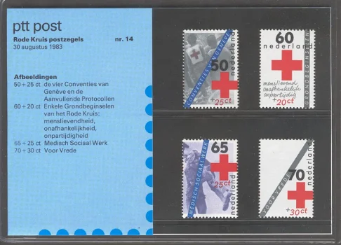 3229 - Nederland postzegelmapje nvphnr. M14 postfris - 0