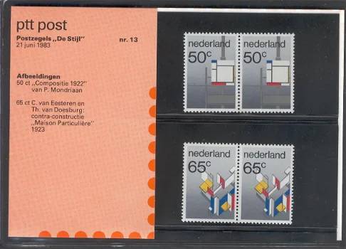 3228 - Nederland postzegelmapje nvphnr. M13 postfris - 0