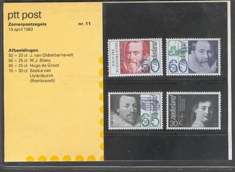 3226 - Nederland postzegelmapje nvphnr. M11 postfris - 0