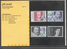 3226 - Nederland postzegelmapje nvphnr. M11 postfris 