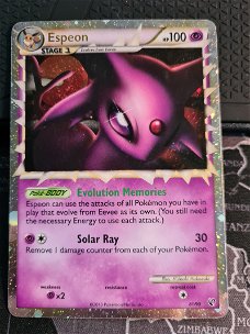  Espeon (Prime)  81/90  Ultra Rare HGSS  Undaunted  gebruikt