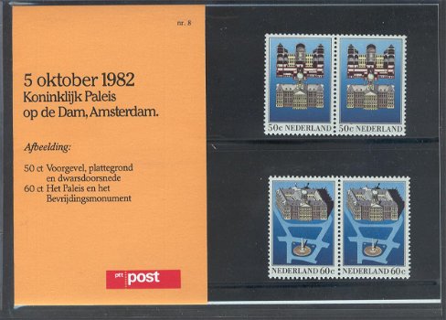9 - Nederland postzegelmapje nvphnr. M8 postfris - 0