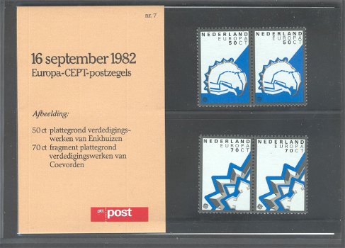 8 - Nederland postzegelmapje nvphnr. M7 postfris - 0