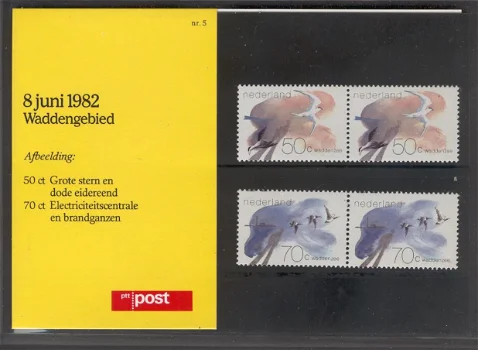 3220 - Nederland postzegelmapje nvphnr. M5 postfris - 0